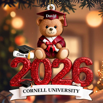 Celebrate Your Achievements With A Charming Graduation-Themed Ornament