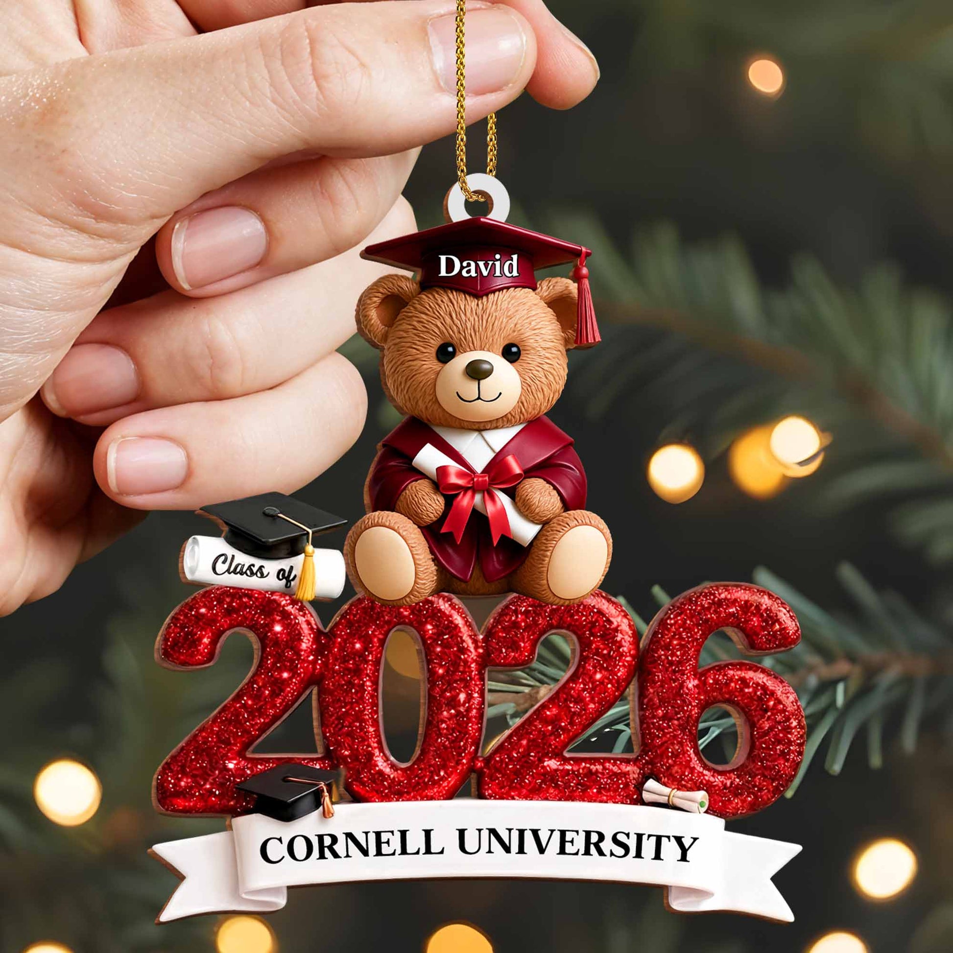 Celebrate Your Achievements With A Charming Graduation-Themed Ornament