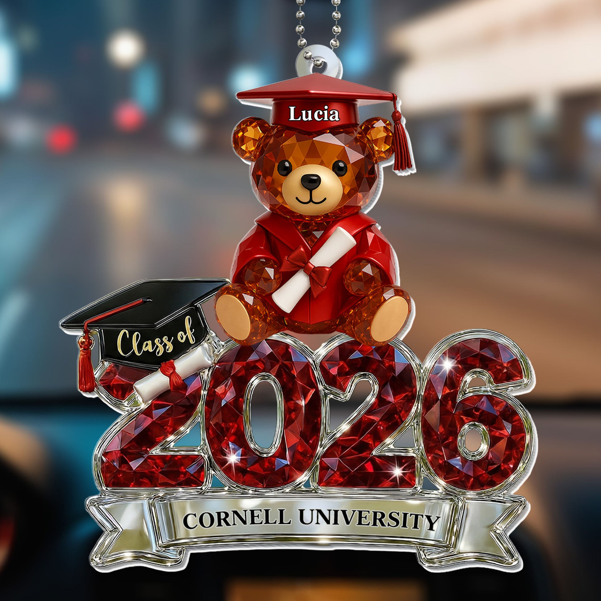 Class Of [Year] Graduation Teddy Bear With Diploma