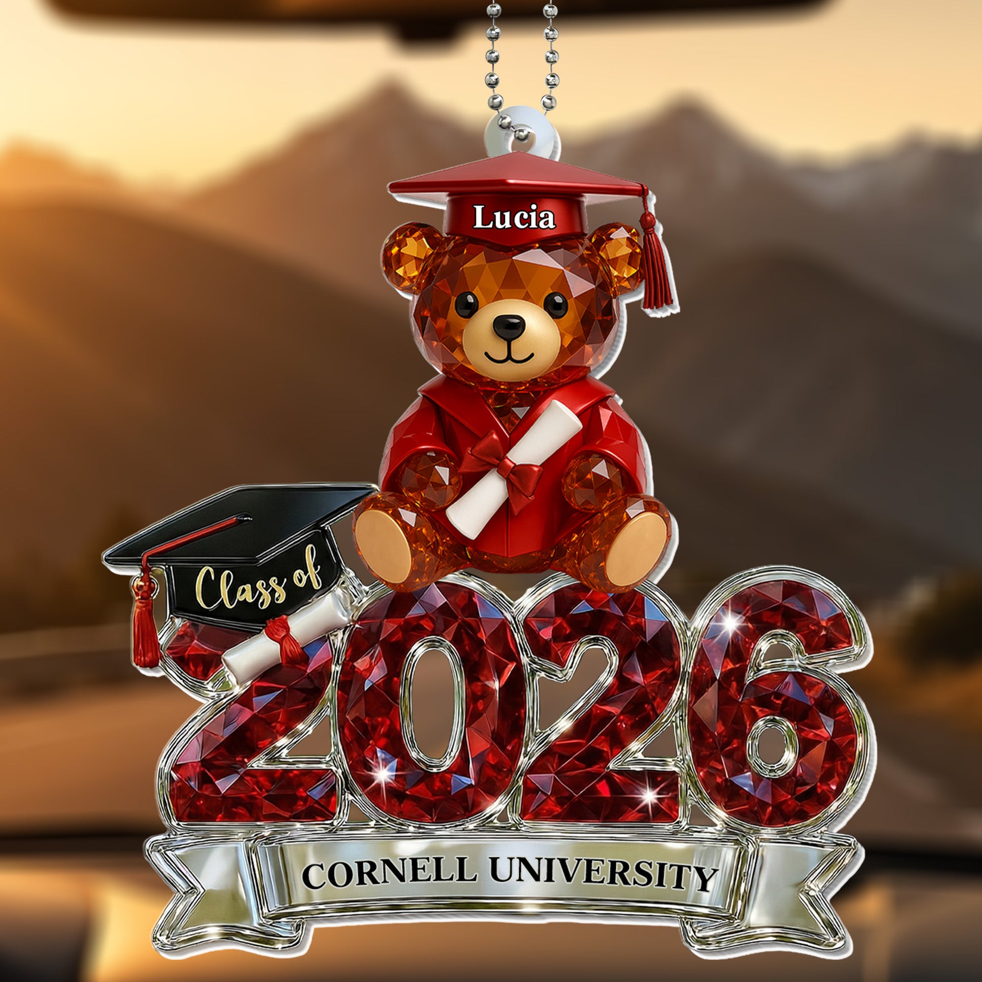 Class Of [Year] Graduation Teddy Bear With Diploma