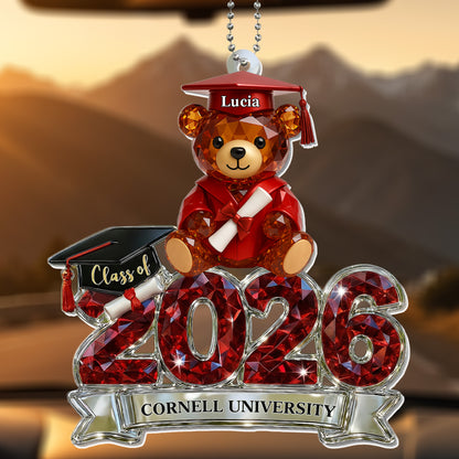 Class Of [Year] Graduation Teddy Bear With Diploma