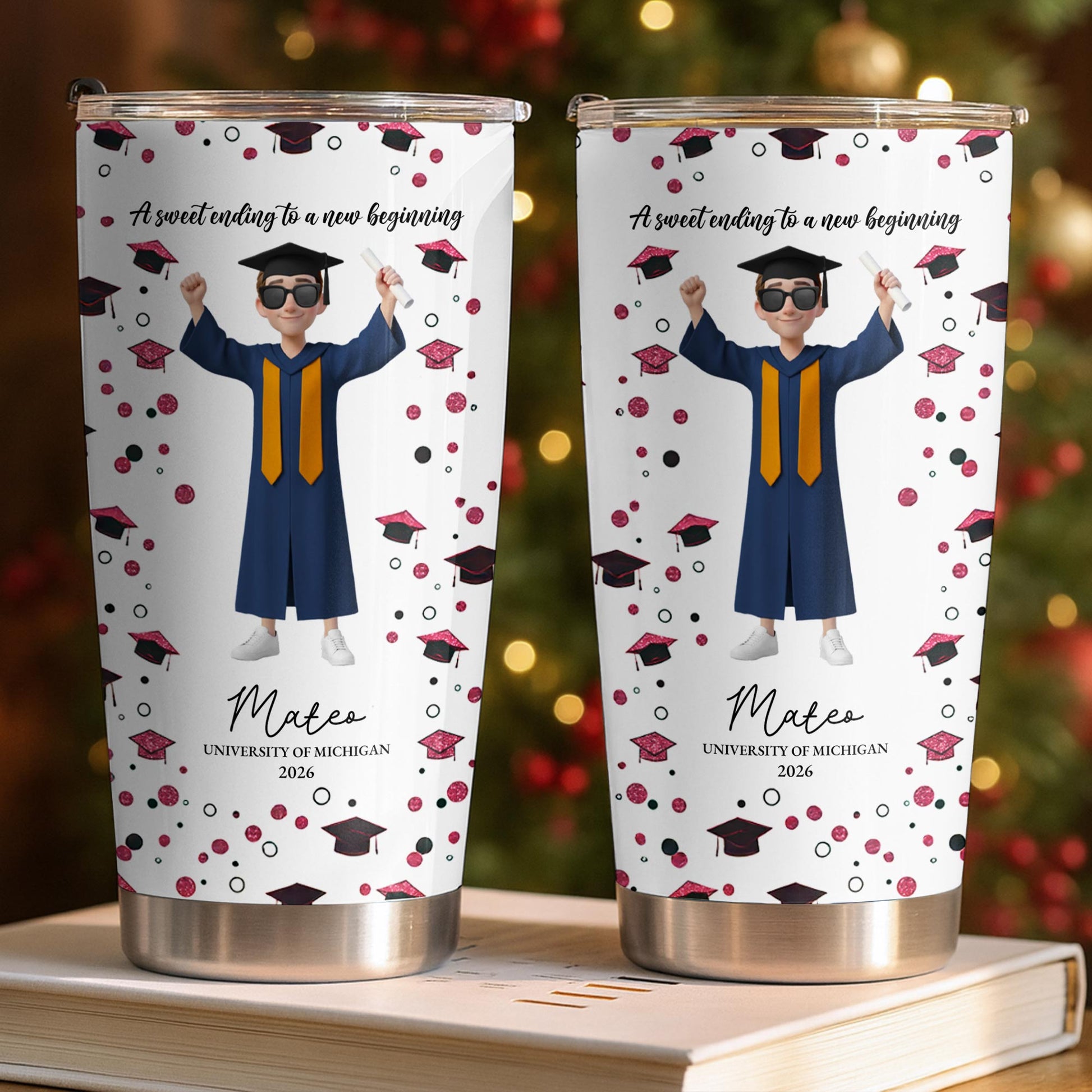 A Sweet Ending To A New Beginning Tumbler