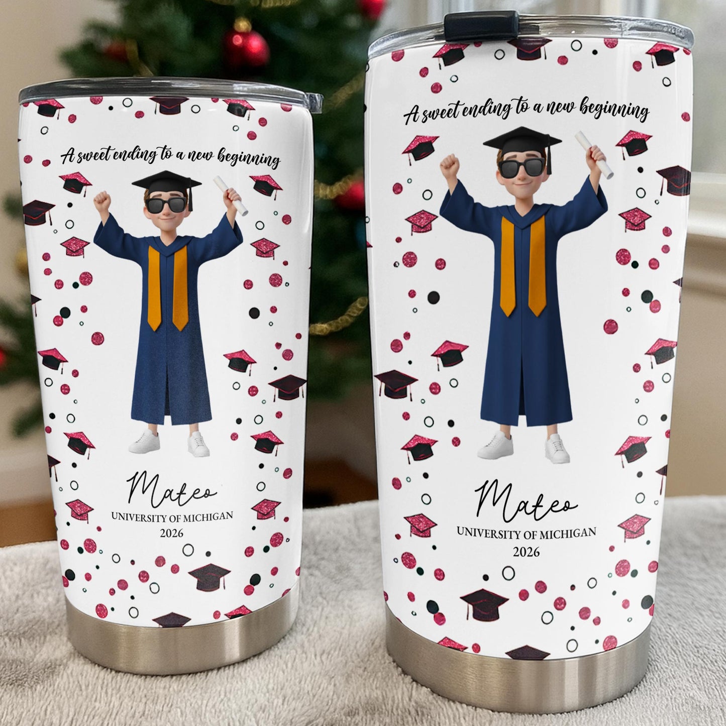 A Sweet Ending To A New Beginning Tumbler