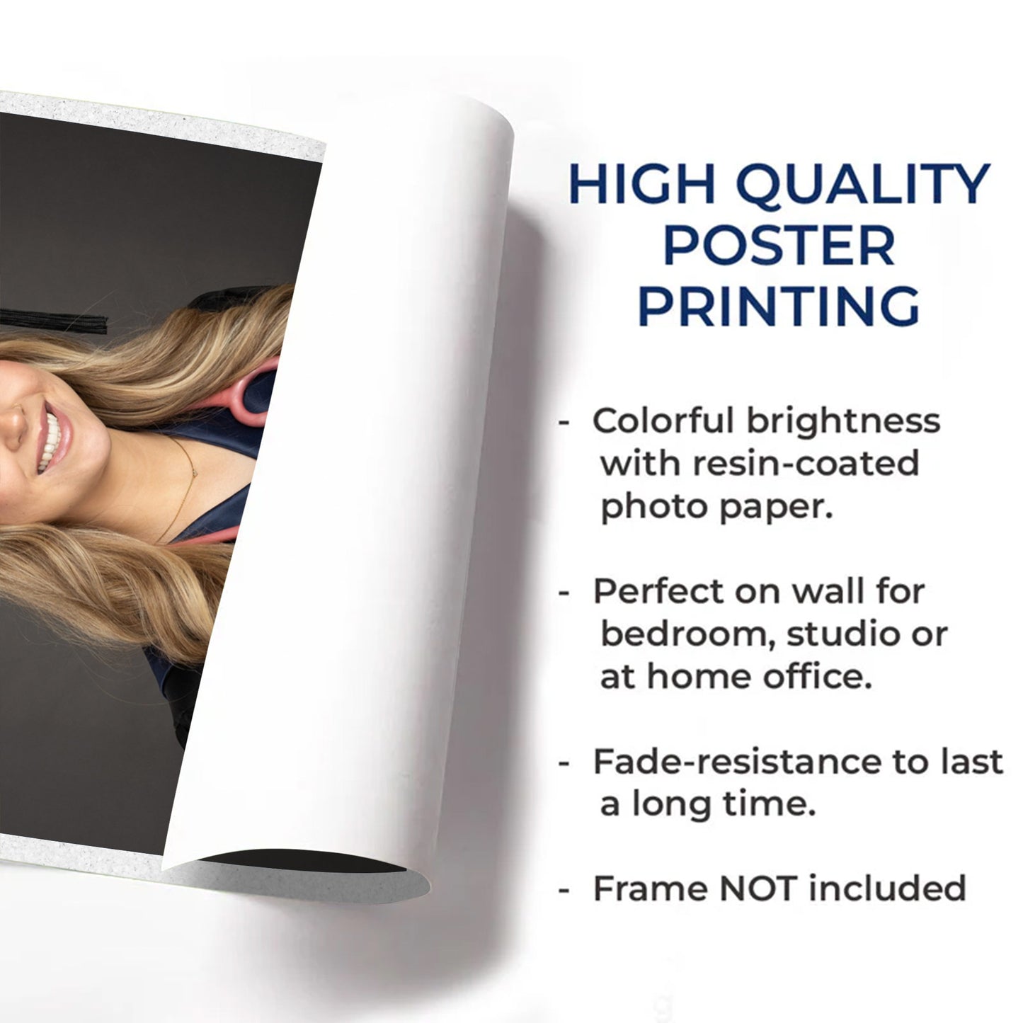 The Graduation Time Behind You All Your Memories Newspaper Style Graduation Photo - Personalized Custom Vertical Poster - GRAD452_VPOS