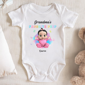 Grandma's Favorite Peep, Baby and Butterflies