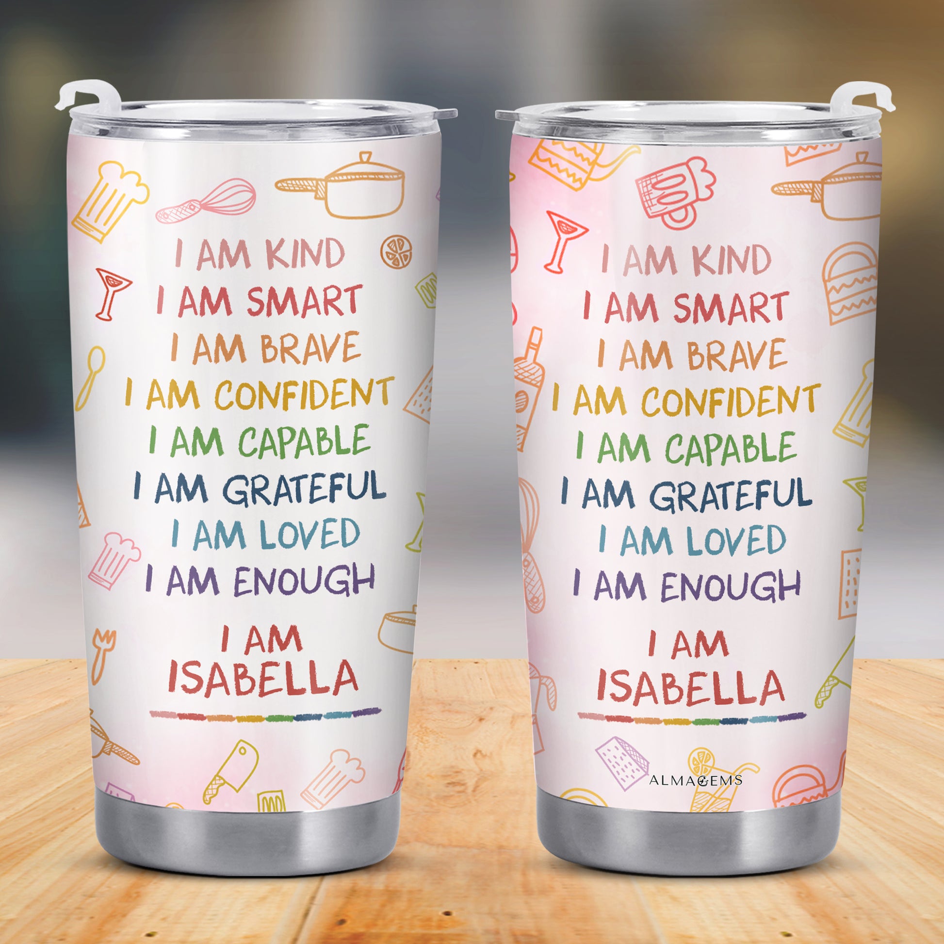I Am Kind, I Am Smart, I Am Brave, Various Kitchen Utensils