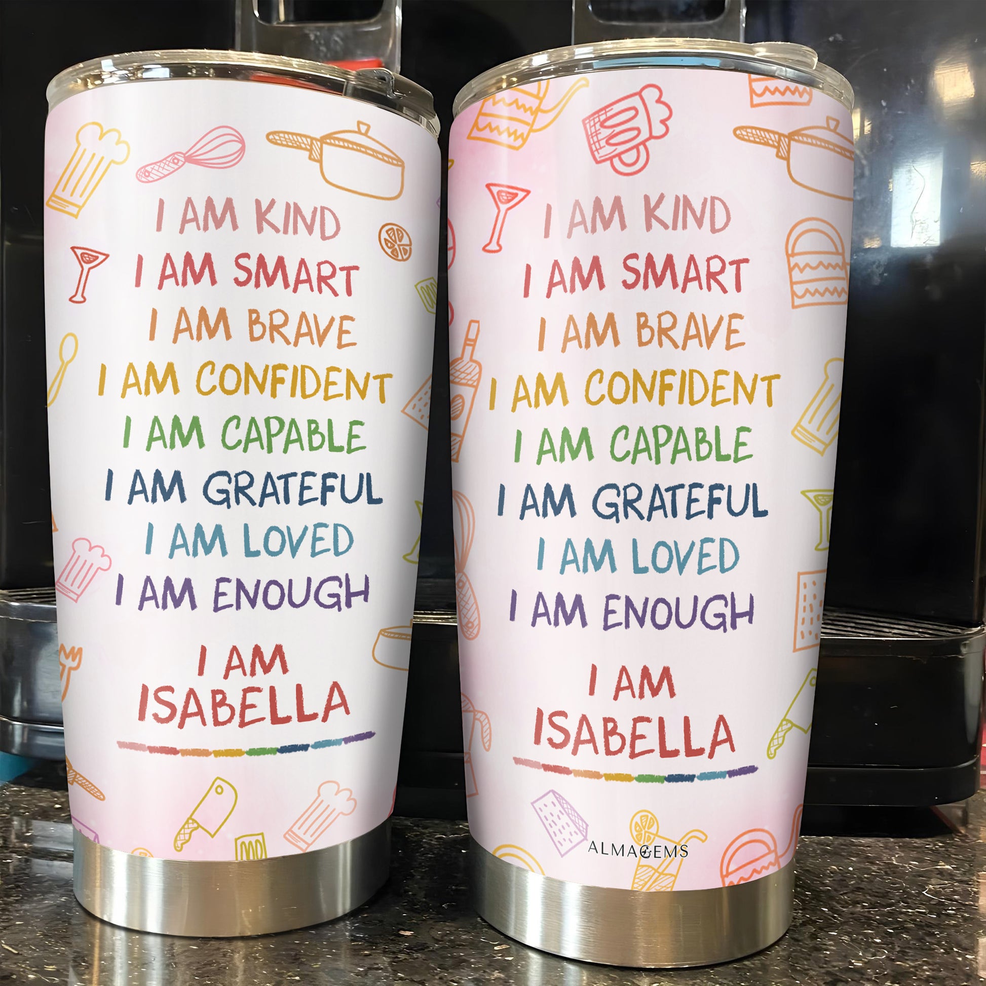 I Am Kind, I Am Smart, I Am Brave, Various Kitchen Utensils