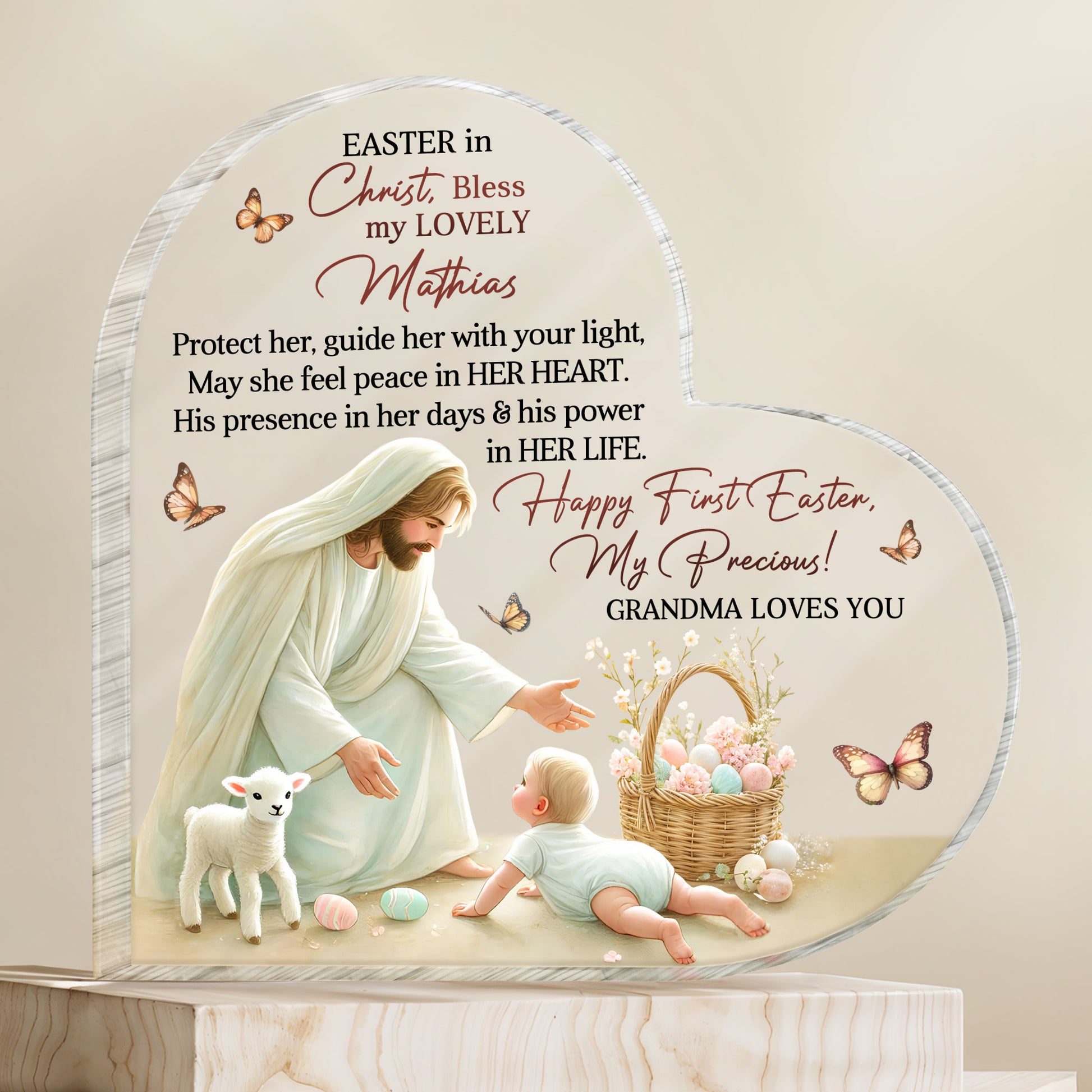 Easter In Christ, Bless My Lovely, Protect Her, Guide Her, Jesus and Easter Eggs