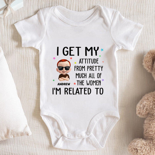 I Get My Attitude From Pretty Much All Of The Women I'm Related To, Stars And Cartoon Baby