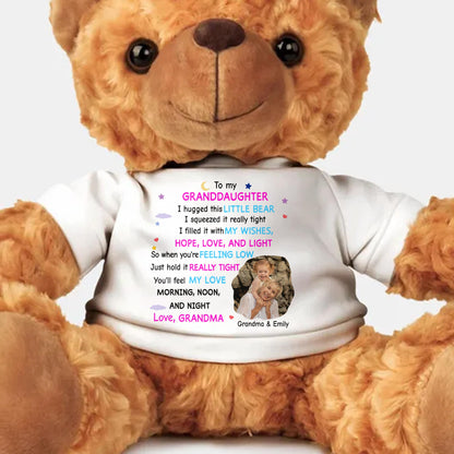 To My Granddaughter, I Hugged This Little Bear, Stars