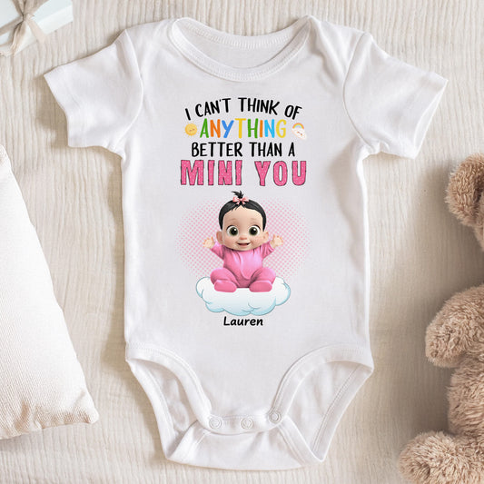 I Can't Think Of Anything Better Than A Mini You, Animated Baby On Cloud