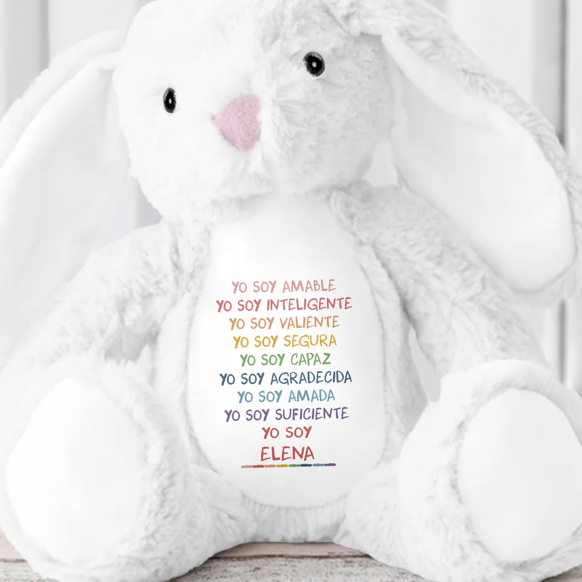 Yo Soy Amable, Yo Soy Inteligente, Stuffed Bunny