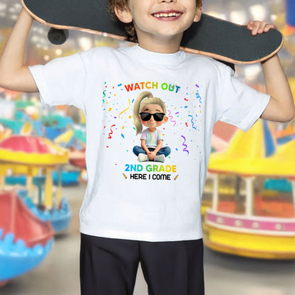 Watch Out 2nd Grade Here I Come Sunglasses Confetti