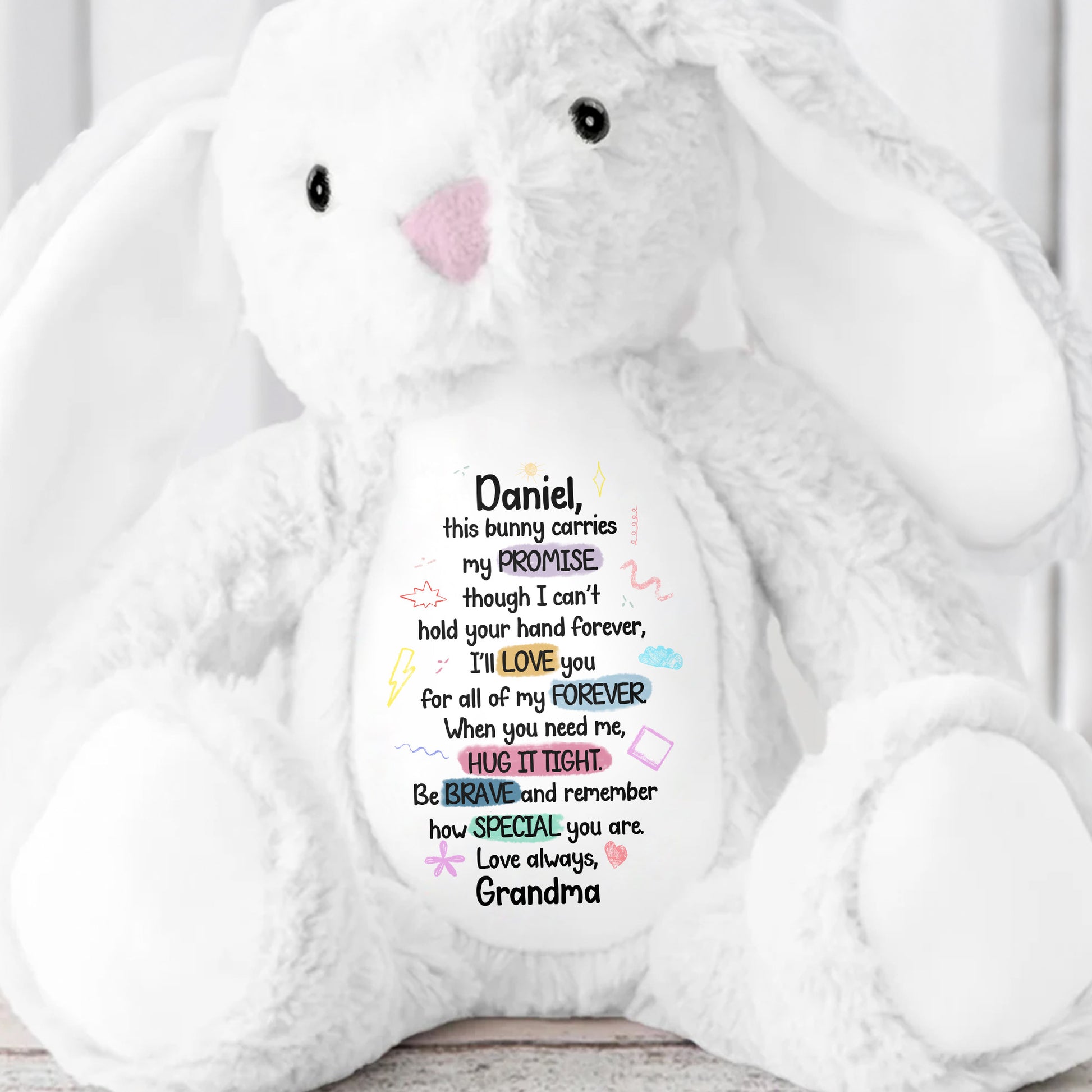 This Bunny Carries My Promise, Love You Forever