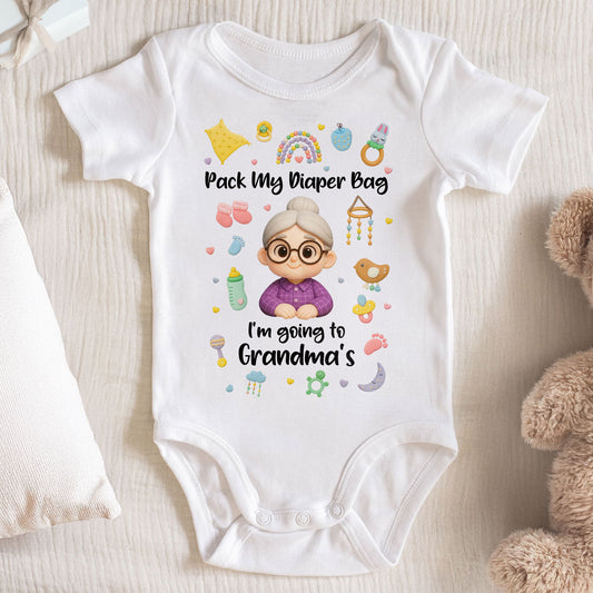 Pack My Diaper Bag, Going To Grandma's, Cute Baby Items