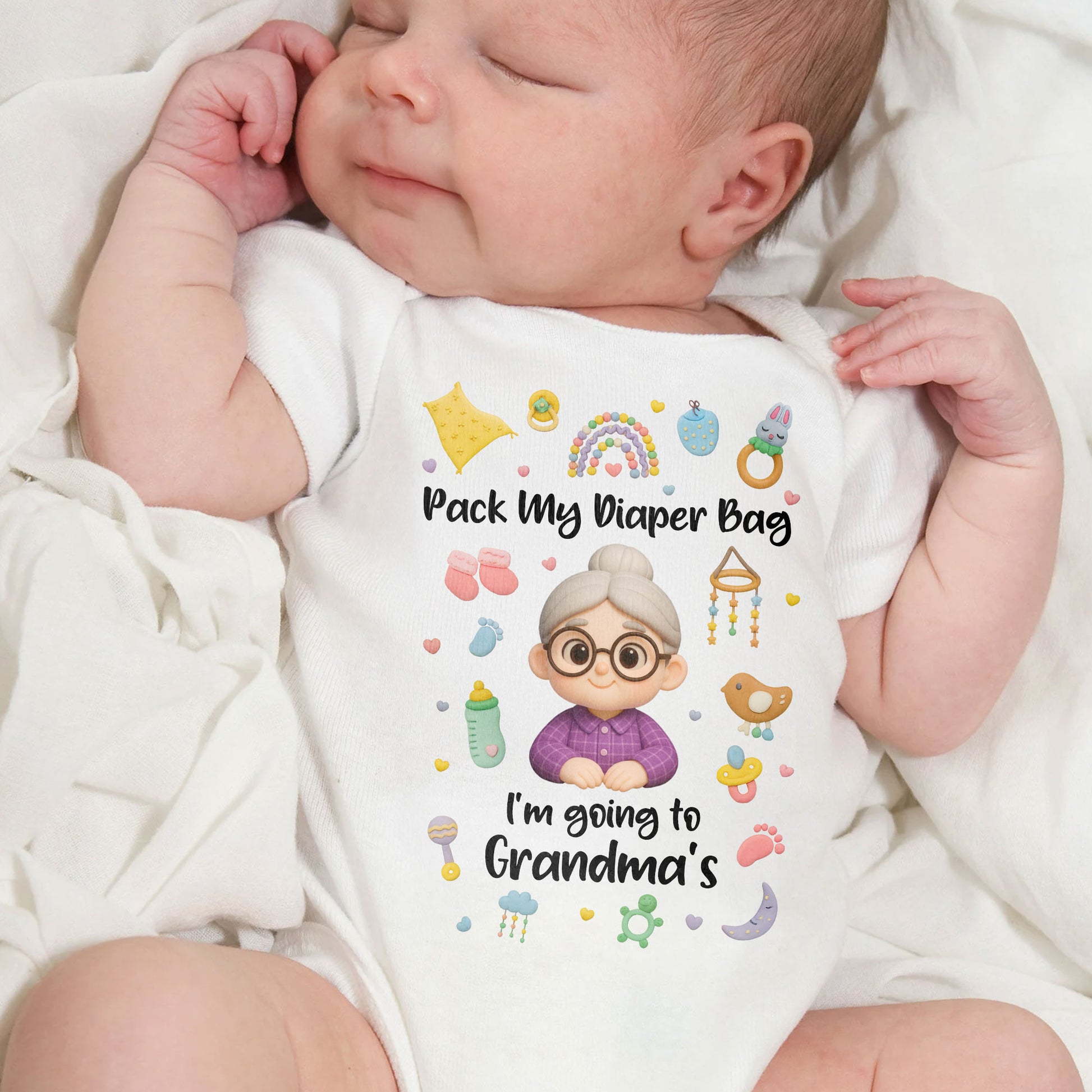 Pack My Diaper Bag, Going To Grandma's, Cute Baby Items
