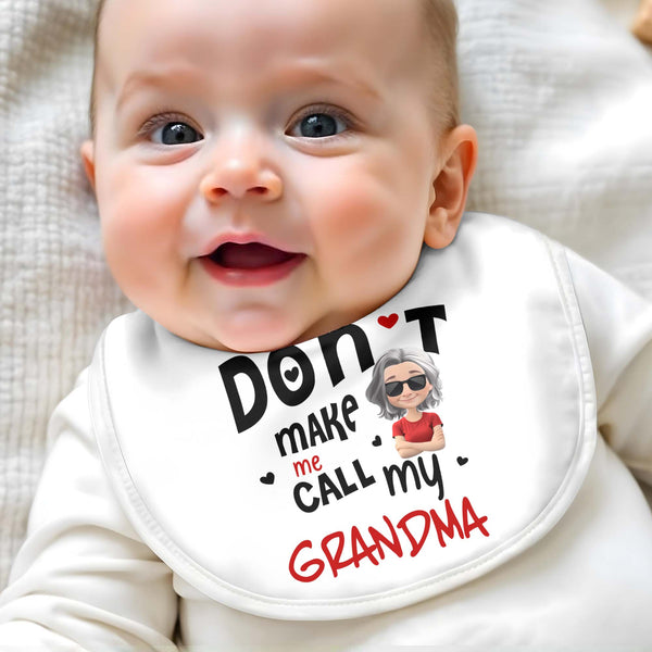 Don't Make Me Call My Grandma With Heart And Cartoon