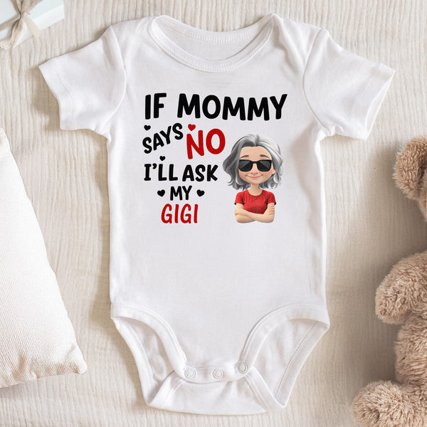 If Mommy Says No I'll Ask My Gigi, Cute Cartoon