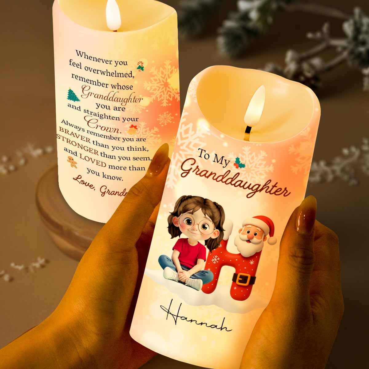 Remember Whose Granddaughter You Are, Santa Claus And Crown