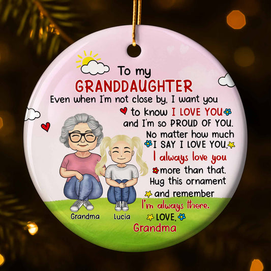 To My Granddaughter, Sun, Clouds, And Hearts
