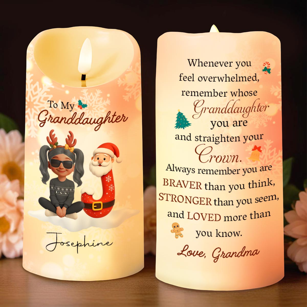 Remember Whose Granddaughter You Are, Santa Claus And Reindeer