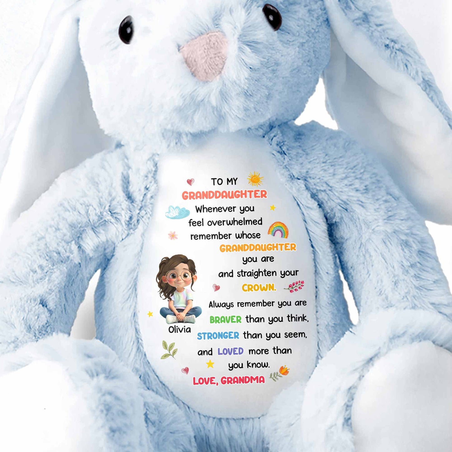 To My Granddaughter, Always Remember You Are Braver