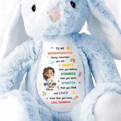 To My Granddaughter, Braver, Stronger, Smarter