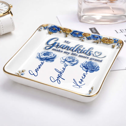 My Grandkids Make My Life More Grand Flowers