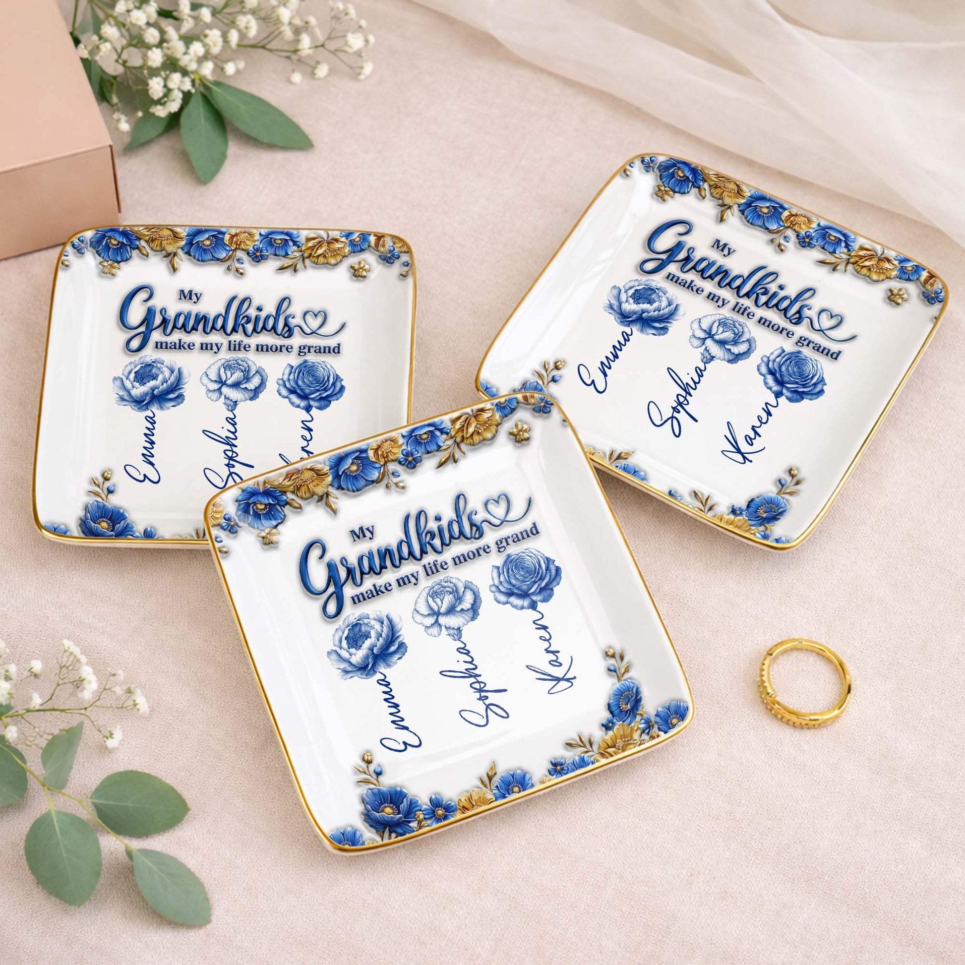 My Grandkids Make My Life More Grand Flowers