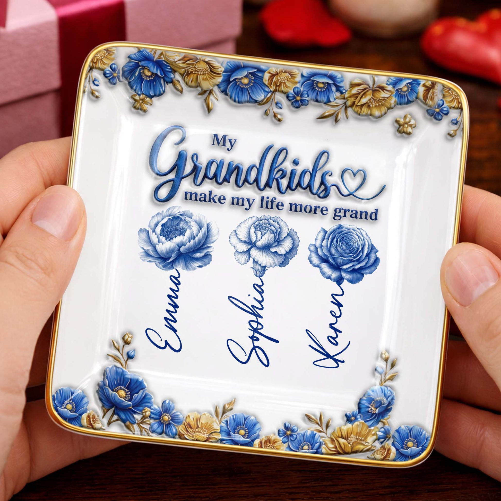 My Grandkids Make My Life More Grand Flowers