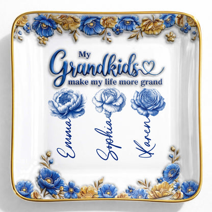 My Grandkids Make My Life More Grand Flowers