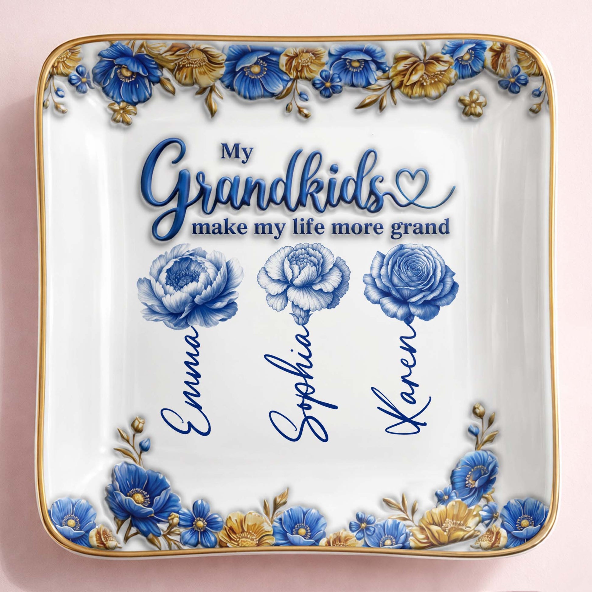 My Grandkids Make My Life More Grand Flowers