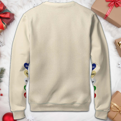 Nana Wrapped In Love With Festive Bows Jumper