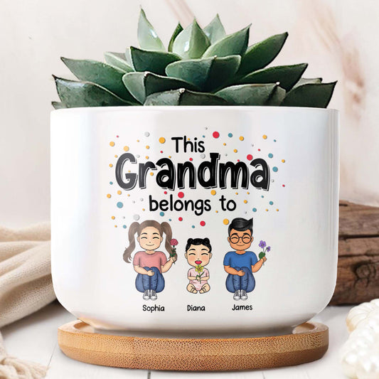 This Grandma Belongs To, Flowers and Polka Dots