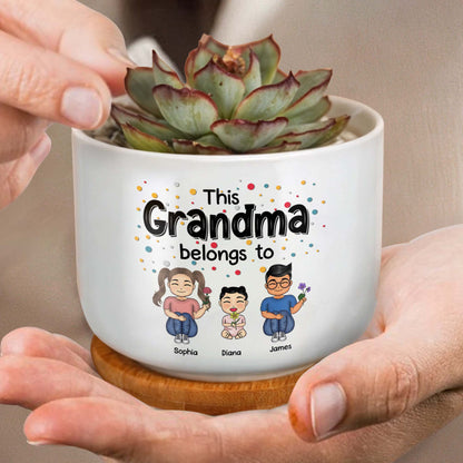 This Grandma Belongs To, Flowers and Polka Dots