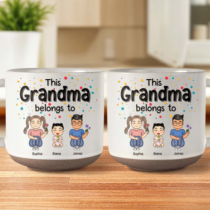 This Grandma Belongs To Cartoon Figures Mug