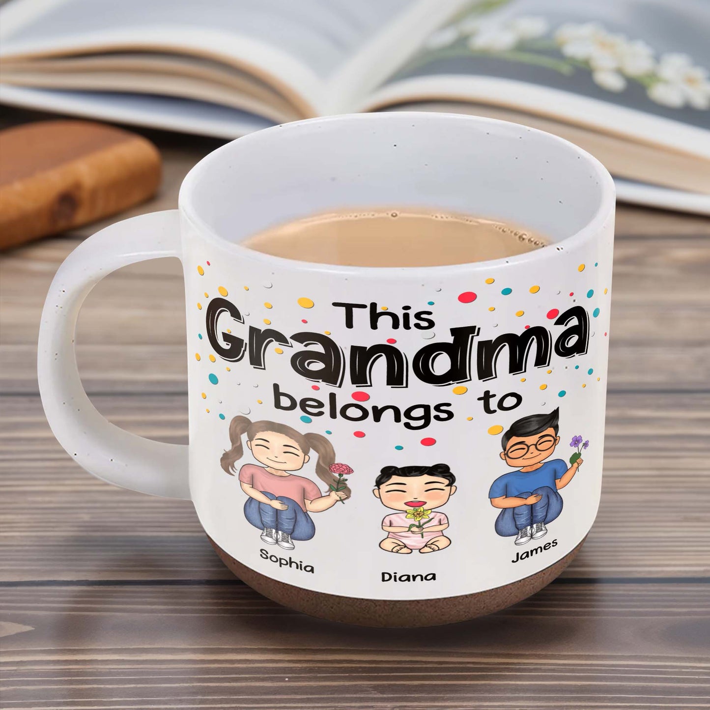 This Grandma Belongs To Cartoon Figures Mug