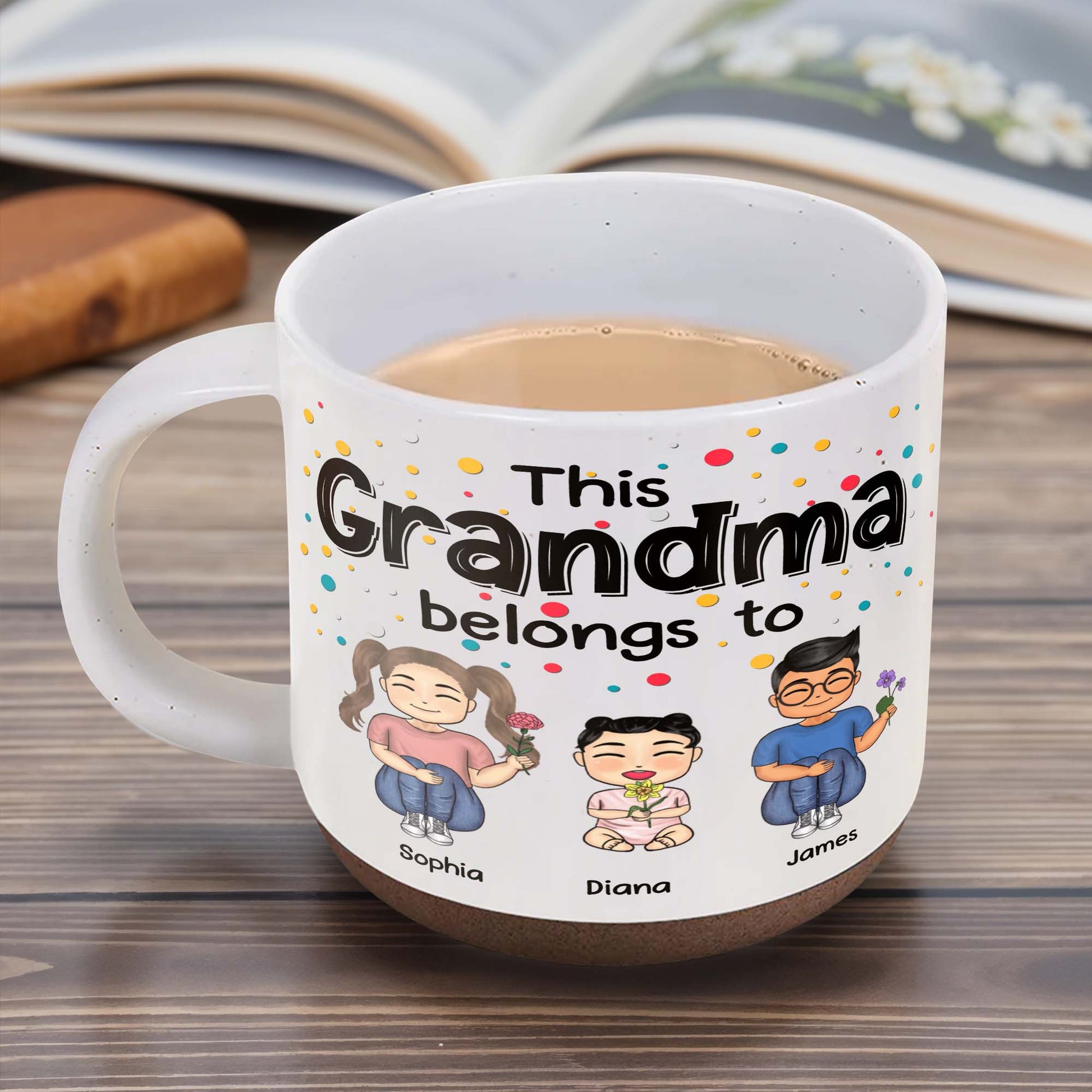 This Grandma Belongs To Cartoon Figures Mug
