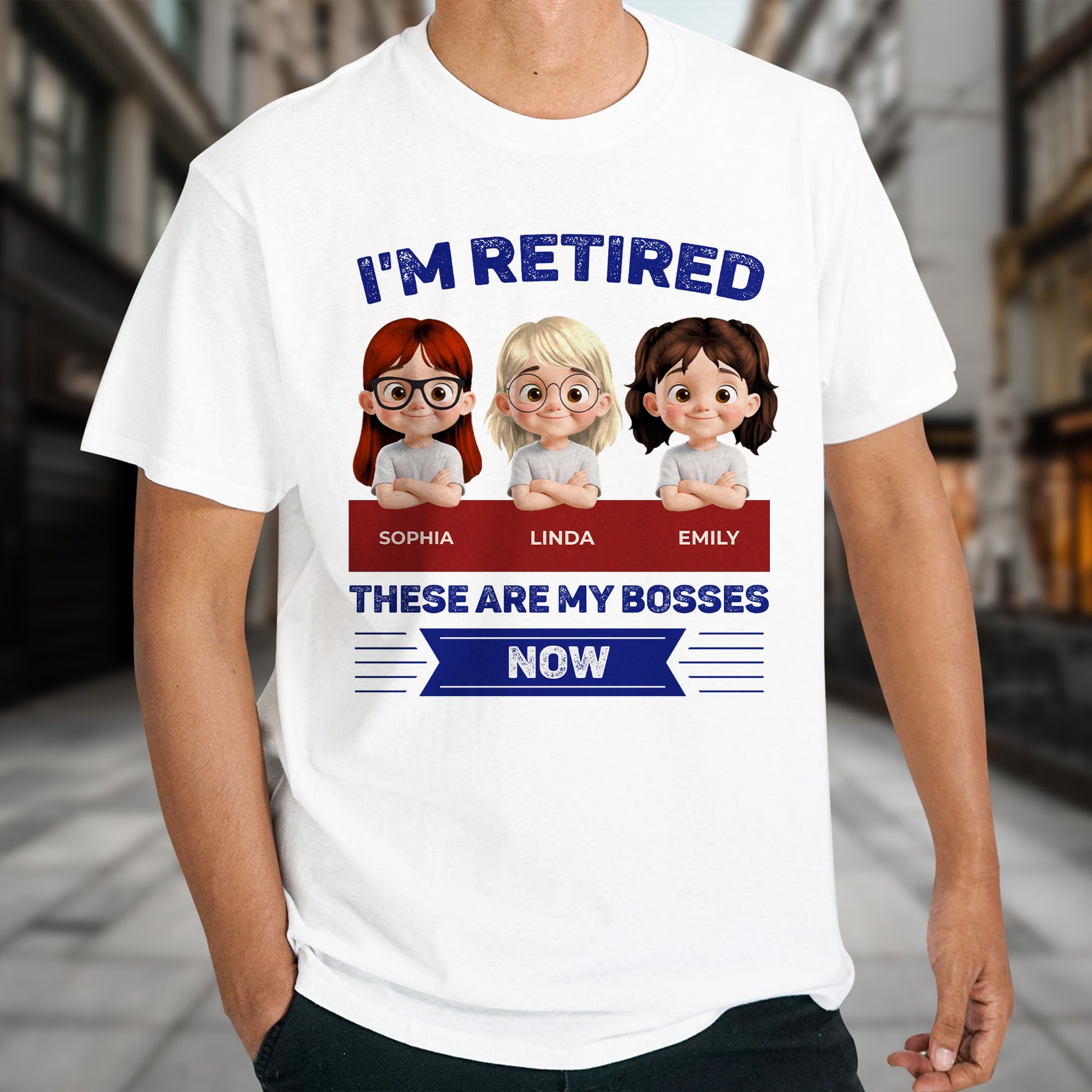 I'm Retired, These Are My Bosses Now, Cartoon Characters
