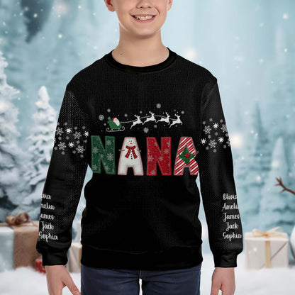 Celebrate The Joyful Holiday Season With Sleigh and Snowman Jumper