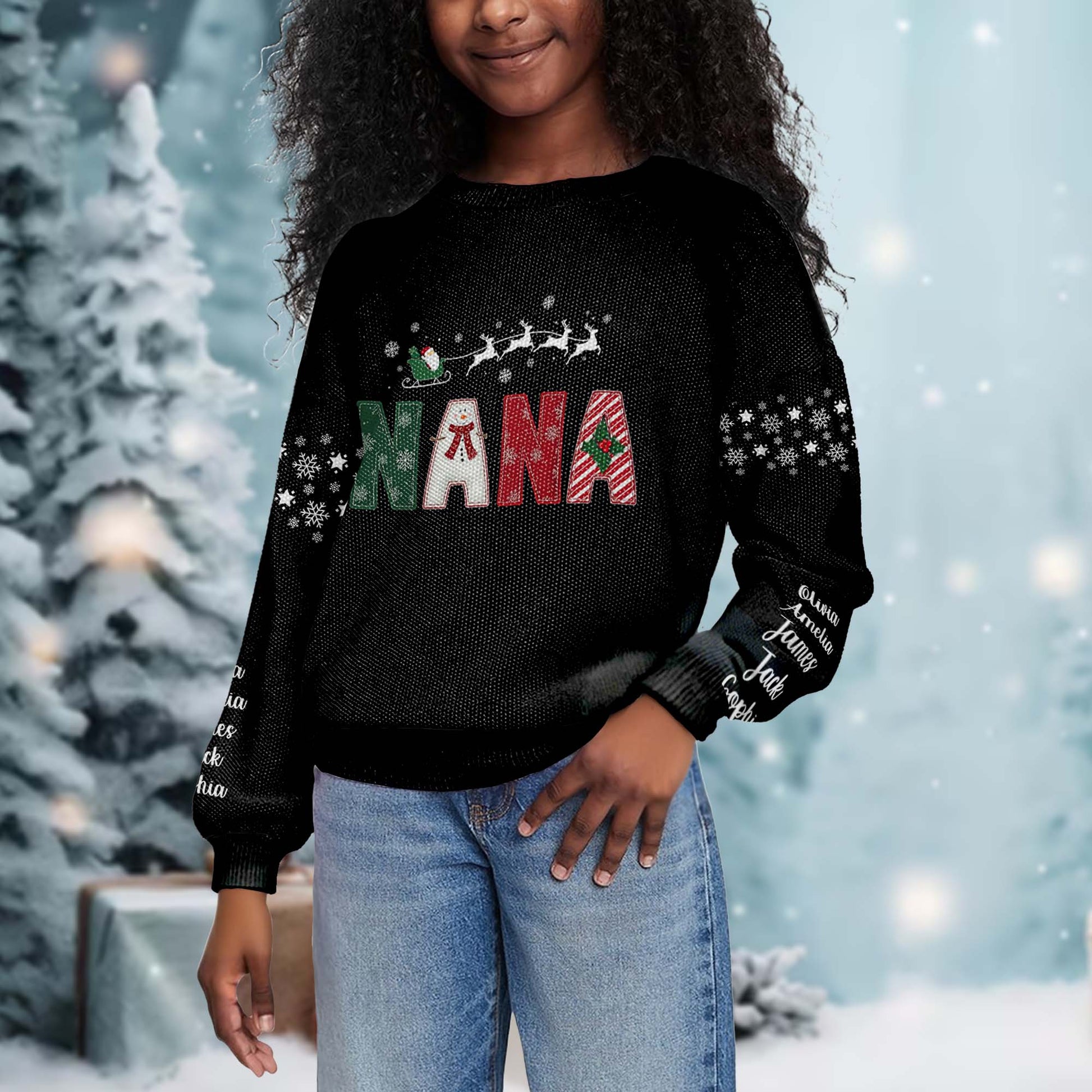 Celebrate The Joyful Holiday Season With Sleigh and Snowman Jumper