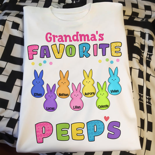 Grandma's Favorite Peep, Bunny and Colorful Letters