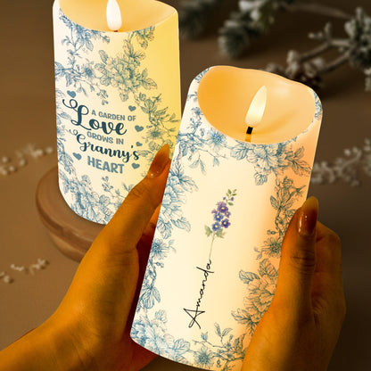 A Garden of Love Grows in Granny's Heart, Flowers and Heart