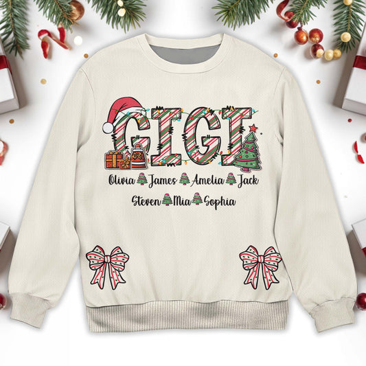 Festive Family Christmas Tree and Gifts Design