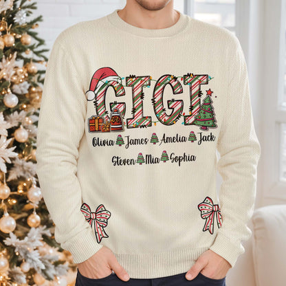 Festive Family Christmas Tree and Gifts Design