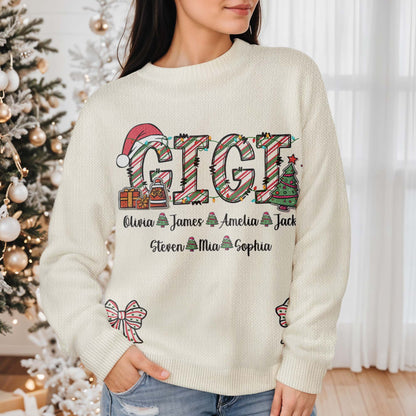 Festive Family Christmas Tree and Gifts Design