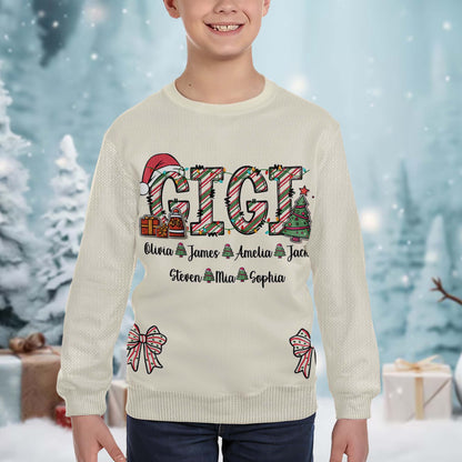 Festive Family Christmas Tree and Gifts Design
