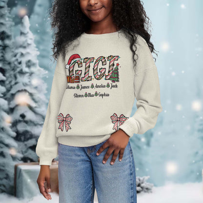 Festive Family Christmas Tree and Gifts Design