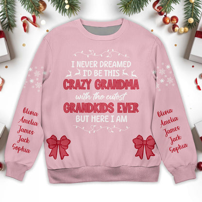 Crazy Grandma With The Cutest Grandkids Sweatshirt