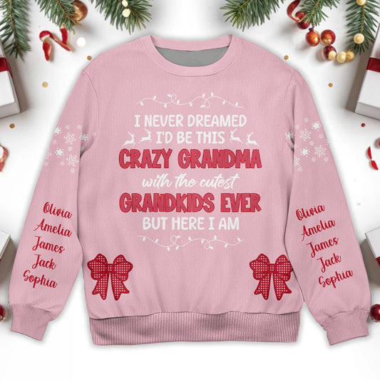 Crazy Grandma With The Cutest Grandkids Sweatshirt